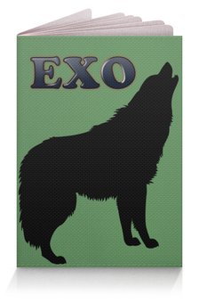 Заказать обложку для паспорта в Москве. Обложка для паспорта EXO (Wolf) зеленый от nionilla - готовые дизайны и нанесение принтов.
