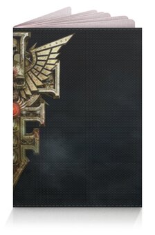 Заказать обложку для паспорта в Москве. Обложка для паспорта Инсигния (Warhammer 40k) от GeekFox  - готовые дизайны и нанесение принтов.
