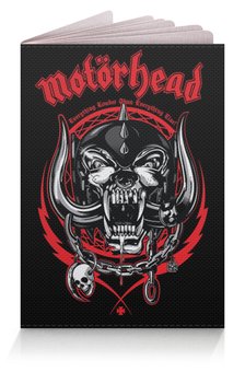 Заказать обложку для паспорта в Москве. Обложка для паспорта МУЗЫКА. MOTORHEAD от robus - готовые дизайны и нанесение принтов.