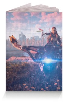 Заказать обложку для паспорта в Москве. Обложка для паспорта Horizon Zero Dawn от GeekFox  - готовые дизайны и нанесение принтов.