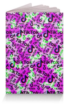 Заказать обложку для паспорта в Москве. Обложка для паспорта Tik Tok от THE_NISE  - готовые дизайны и нанесение принтов.