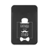 Заказать кошелек в Москве. Картхолдер на телефон Father папа белый от tigerda  - готовые дизайны и нанесение принтов.