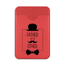 Заказать кошелек в Москве. Картхолдер на телефон Father папа черный от tigerda  - готовые дизайны и нанесение принтов.