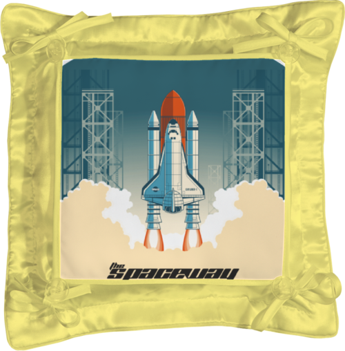 Заказать подушку в Москве. Подушка простая The Spaceway от The Spaceway  - готовые дизайны и нанесение принтов.