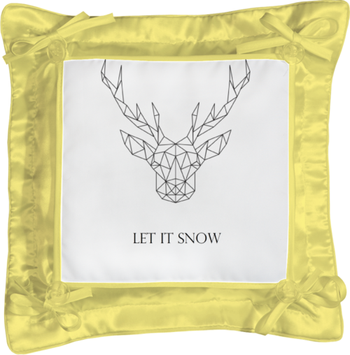 Заказать подушку в Москве. Подушка простая Dear Deer от Disignshop - готовые дизайны и нанесение принтов.