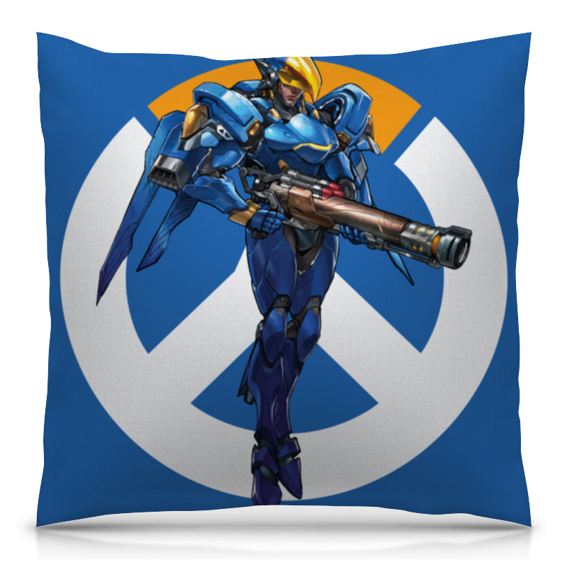 Printio Подушка 40x40 см с полной запечаткой Pharah overwatch / фарра овервотч printio футболка с полной запечаткой женская pharah overwatch фарра овервотч