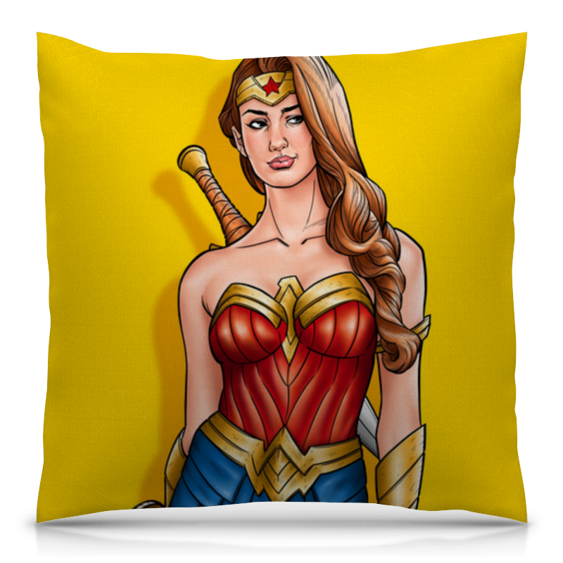 Printio Подушка 40x40 см с полной запечаткой Чудо-женщина / wonder woman