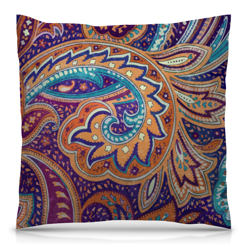 Printio Подушка 40x40 см с полной запечаткой Summer paisley