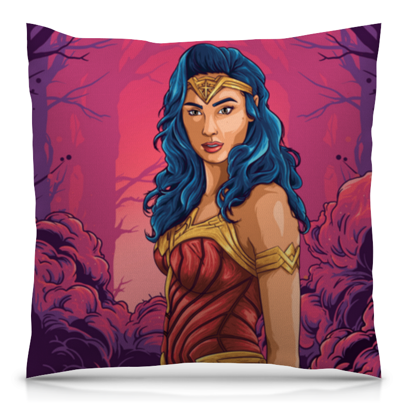 Printio Подушка 40x40 см с полной запечаткой Чудо-женщина / wonder woman