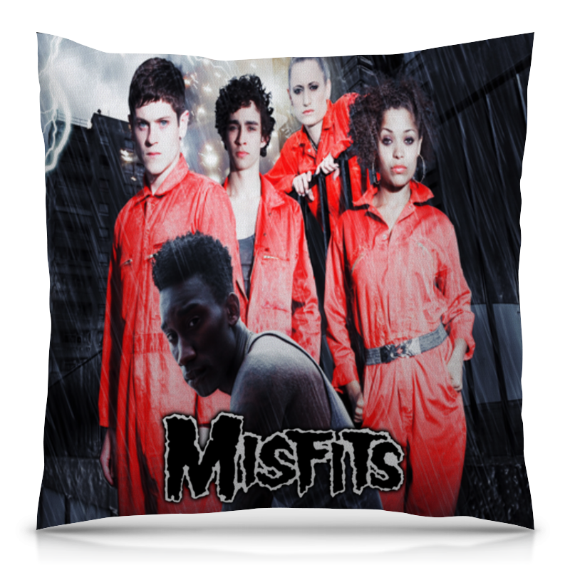 Printio Подушка 40x40 см с полной запечаткой Misfits