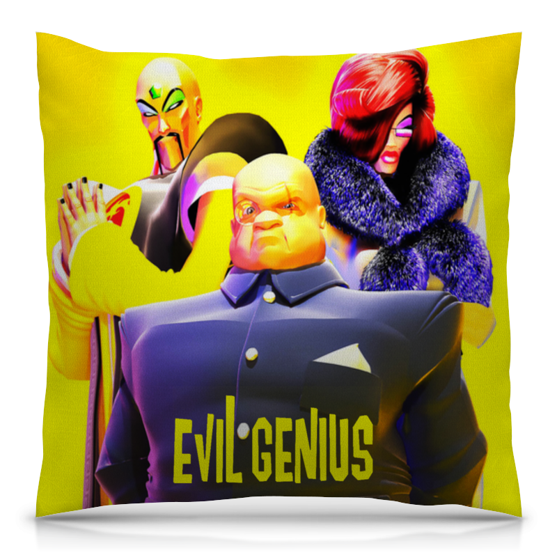 Printio Подушка 40x40 см с полной запечаткой Evil genius printio подушка 40x40 см с полной запечаткой evil genius