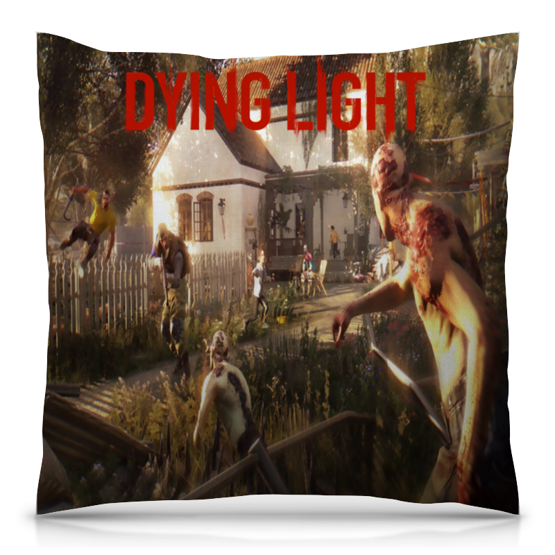 Printio Подушка 40x40 см с полной запечаткой Dying light