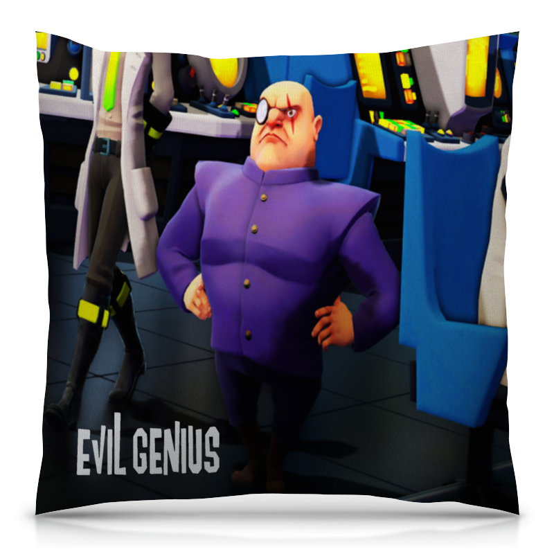 Printio Подушка 40x40 см с полной запечаткой Evil genius printio подушка 40x40 см с полной запечаткой evil genius