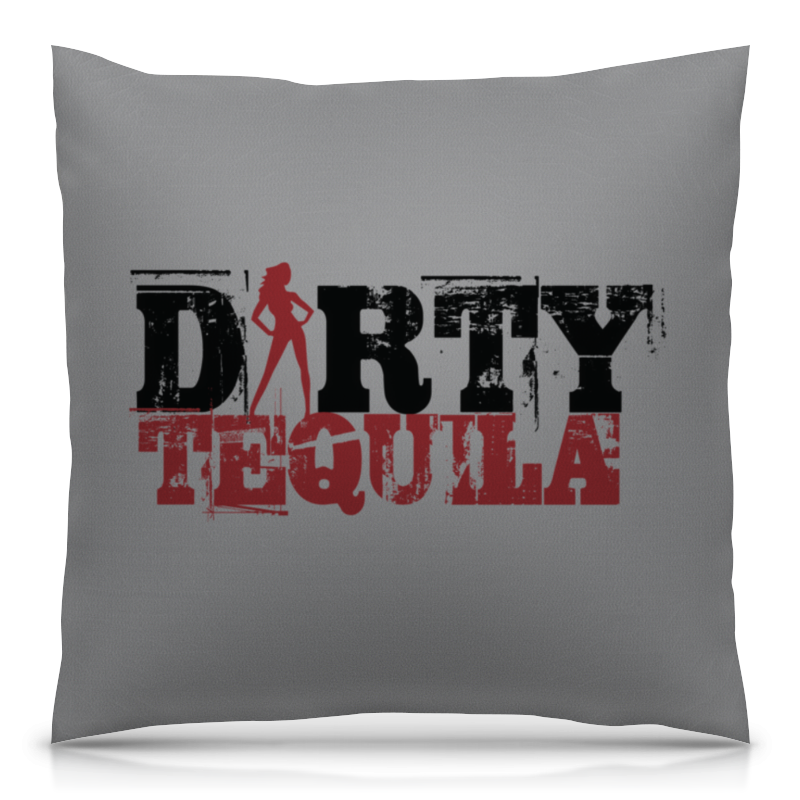 Printio Подушка 40x40 см с полной запечаткой Dirty tequila