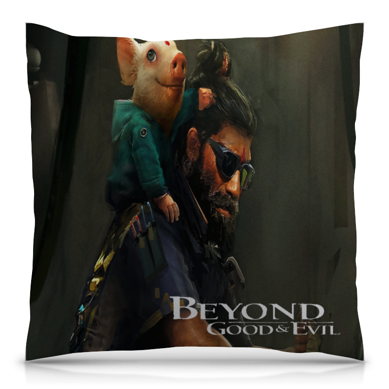 Printio Подушка 40x40 см с полной запечаткой Beyond good evil printio футболка с полной запечаткой женская beyond good evil