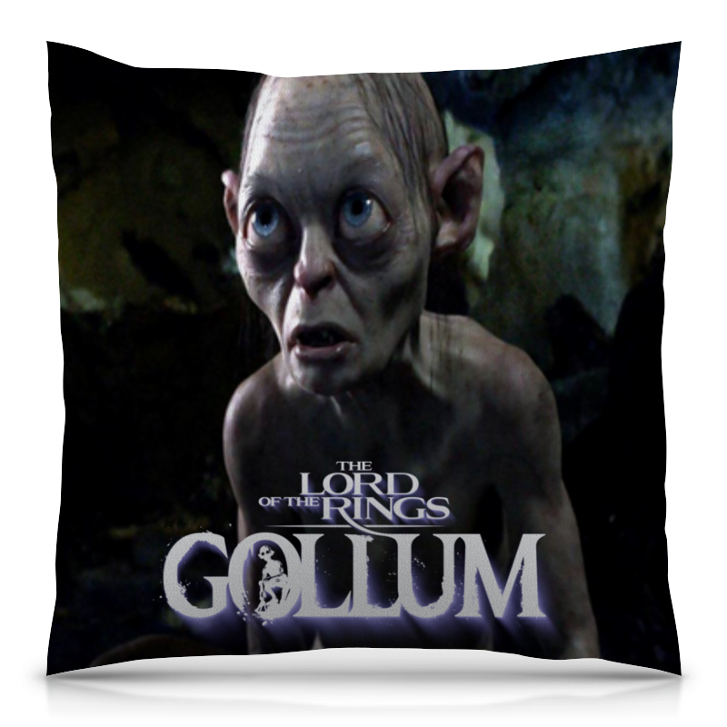 Printio Подушка 40x40 см с полной запечаткой Lord of the rings gollum