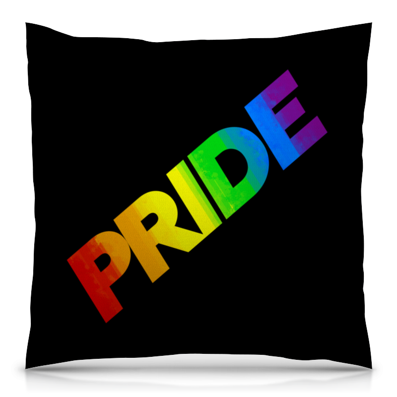 подушка декоративная pride друзья Printio Подушка 40x40 см с полной запечаткой Pride