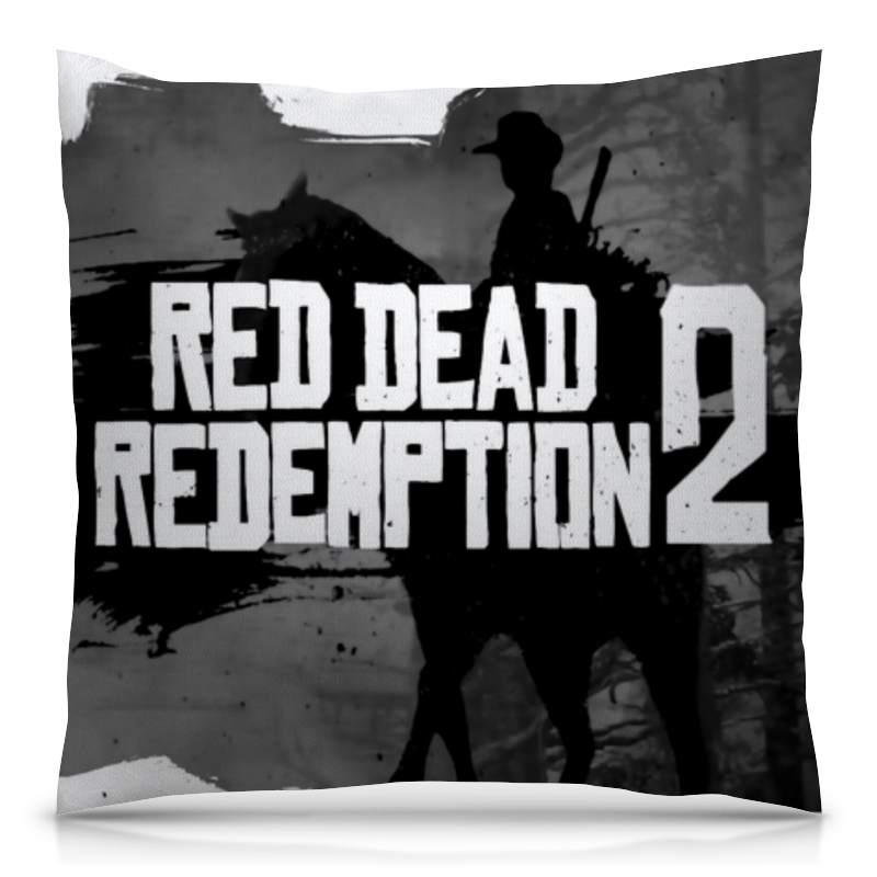 Printio Подушка 40x40 см с полной запечаткой Red dead redemption фото