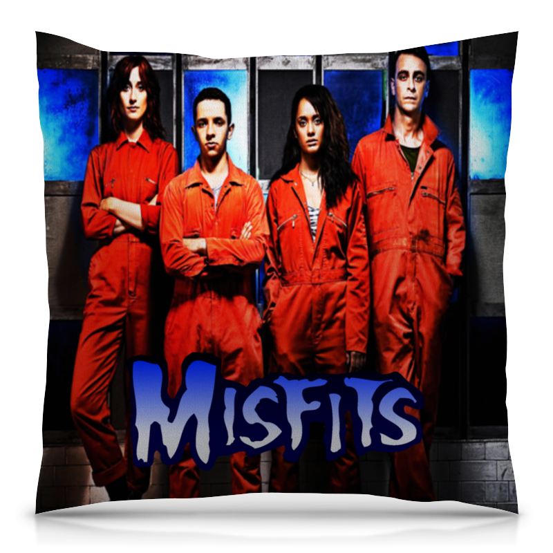 Printio Подушка 40x40 см с полной запечаткой Misfits