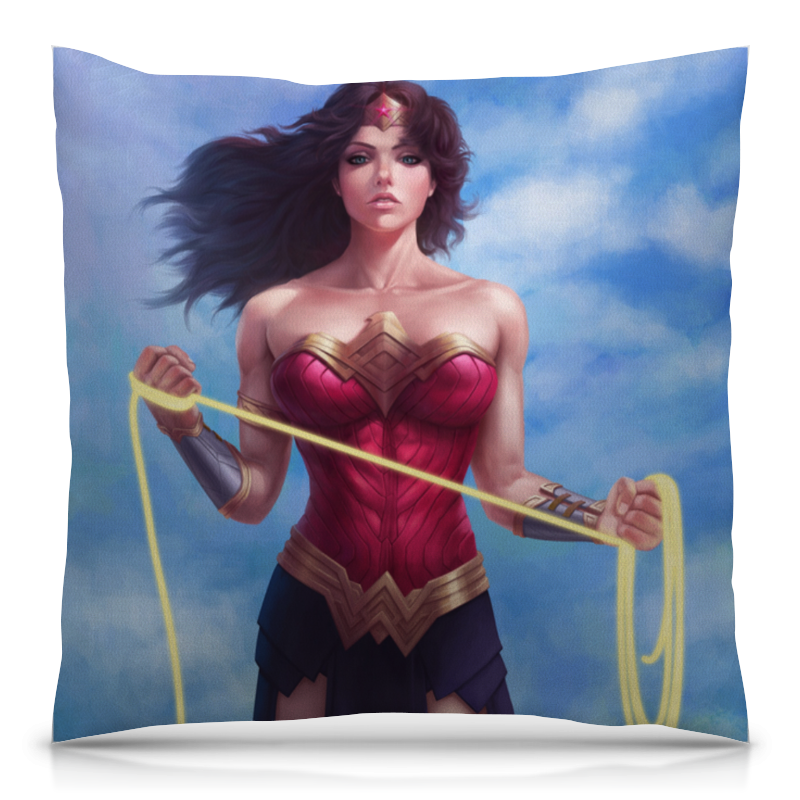 Printio Подушка 40x40 см с полной запечаткой Чудо-женщина / wonder woman