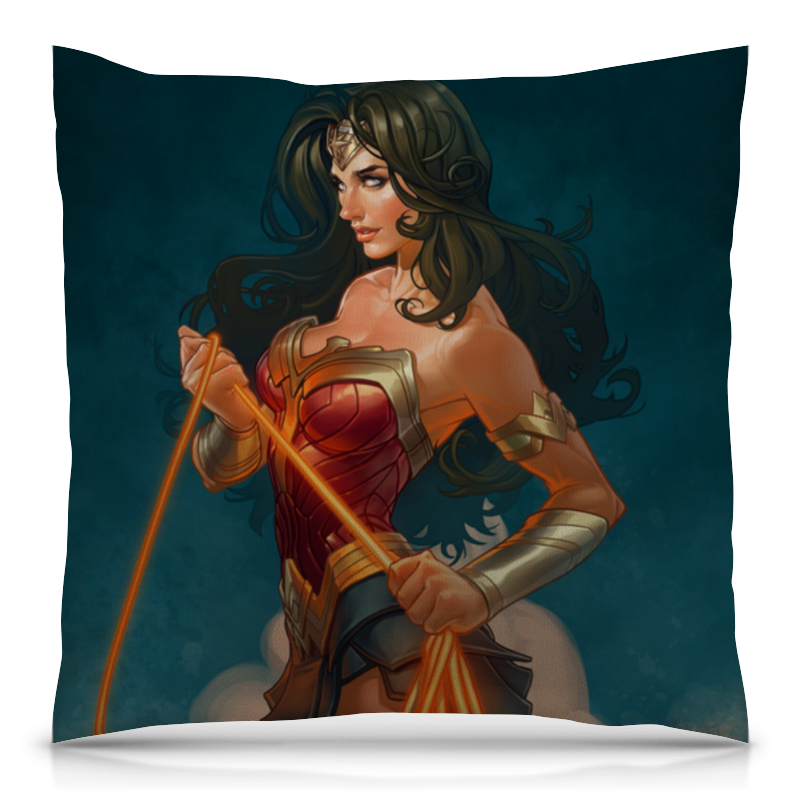 Printio Подушка 40x40 см с полной запечаткой Чудо-женщина / wonder woman