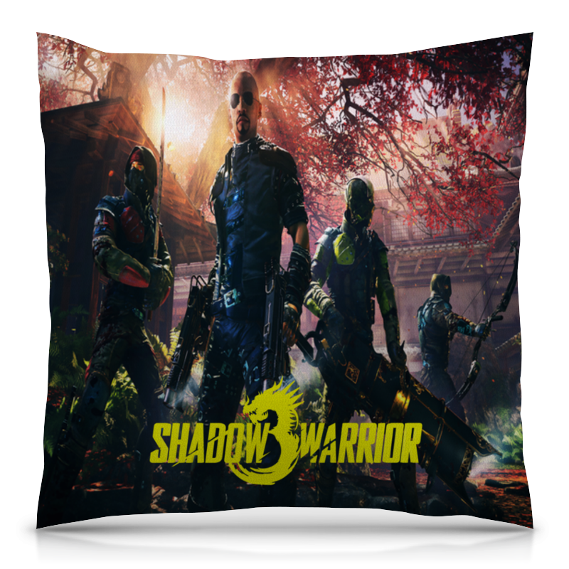 Printio Подушка 40x40 см с полной запечаткой Shadow warrior printio подушка 40x40 см с полной запечаткой shadow warrior 3