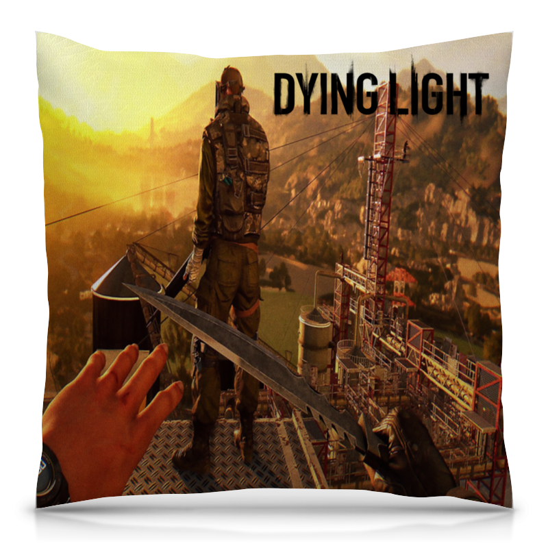 Printio Подушка 40x40 см с полной запечаткой Dying light