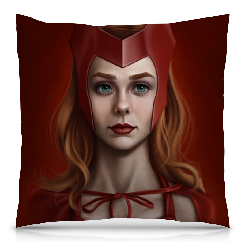 Printio Подушка 40x40 см с полной запечаткой Алая ведьма / scarlet witch printio подушка 40x40 см с полной запечаткой алая ведьма scarlet witch