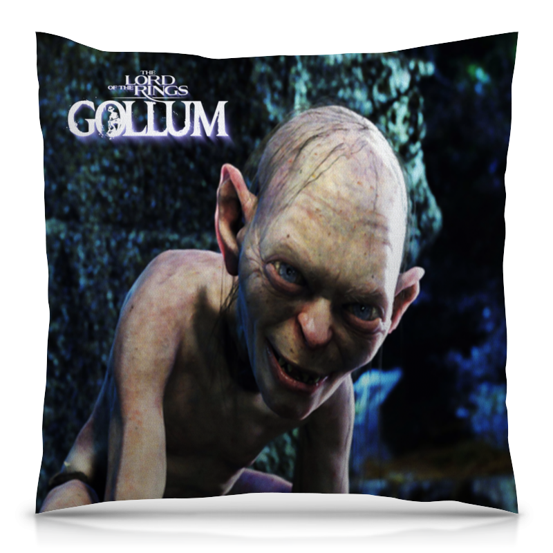 Printio Подушка 40x40 см с полной запечаткой Lord of the rings gollum