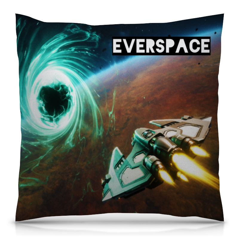 Printio Подушка 40x40 см с полной запечаткой Everspace