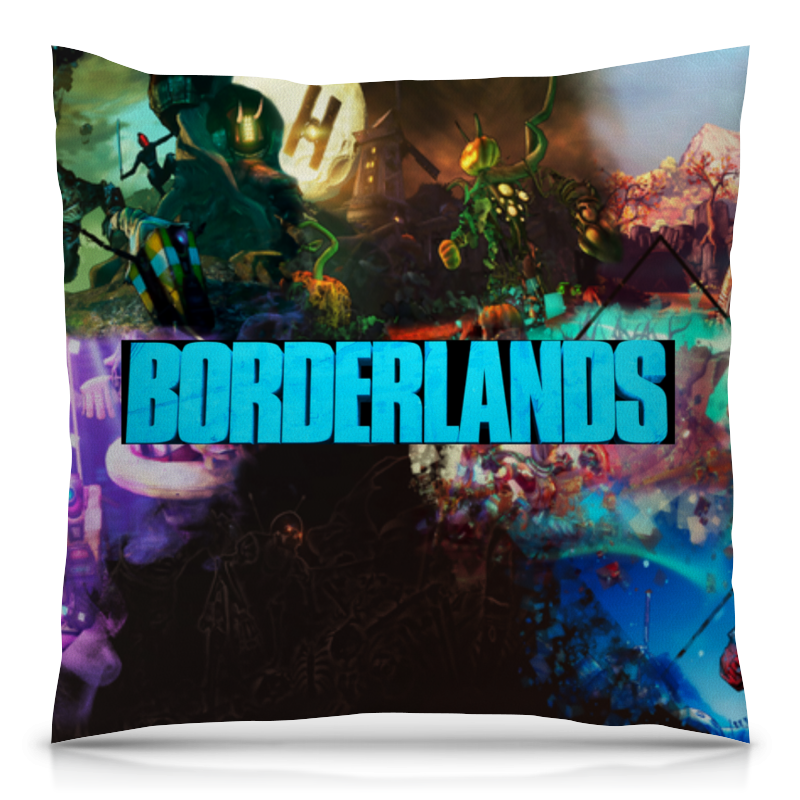 Printio Подушка 40x40 см с полной запечаткой Borderlands