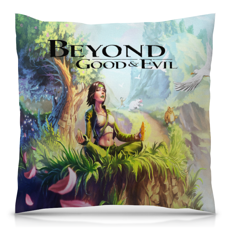 Printio Подушка 40x40 см с полной запечаткой Beyond good evil printio футболка с полной запечаткой женская beyond good evil