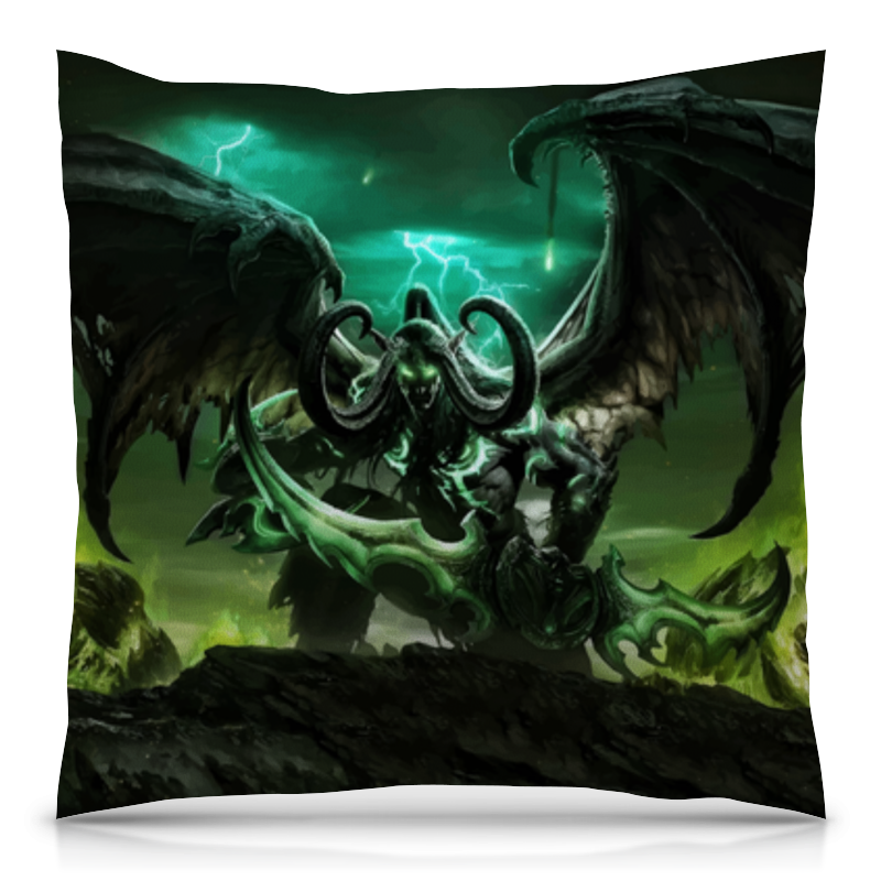 Printio Подушка 40x40 см с полной запечаткой World of warcraft