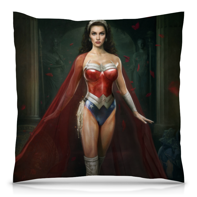 Printio Подушка 40x40 см с полной запечаткой Чудо-женщина / wonder woman