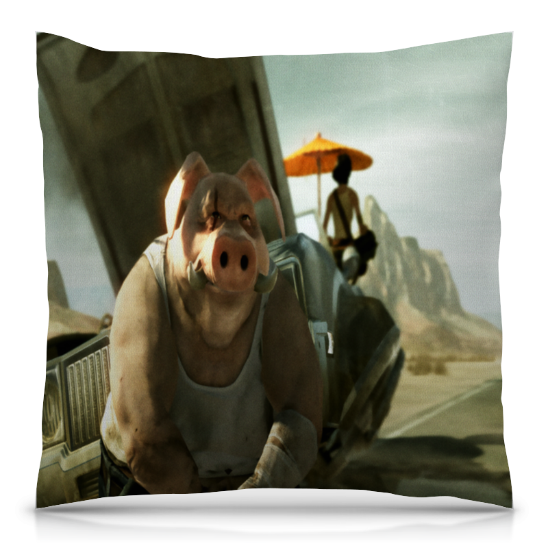 Printio Подушка 40x40 см с полной запечаткой Beyond good evil printio подушка 40x40 см с полной запечаткой evil genius