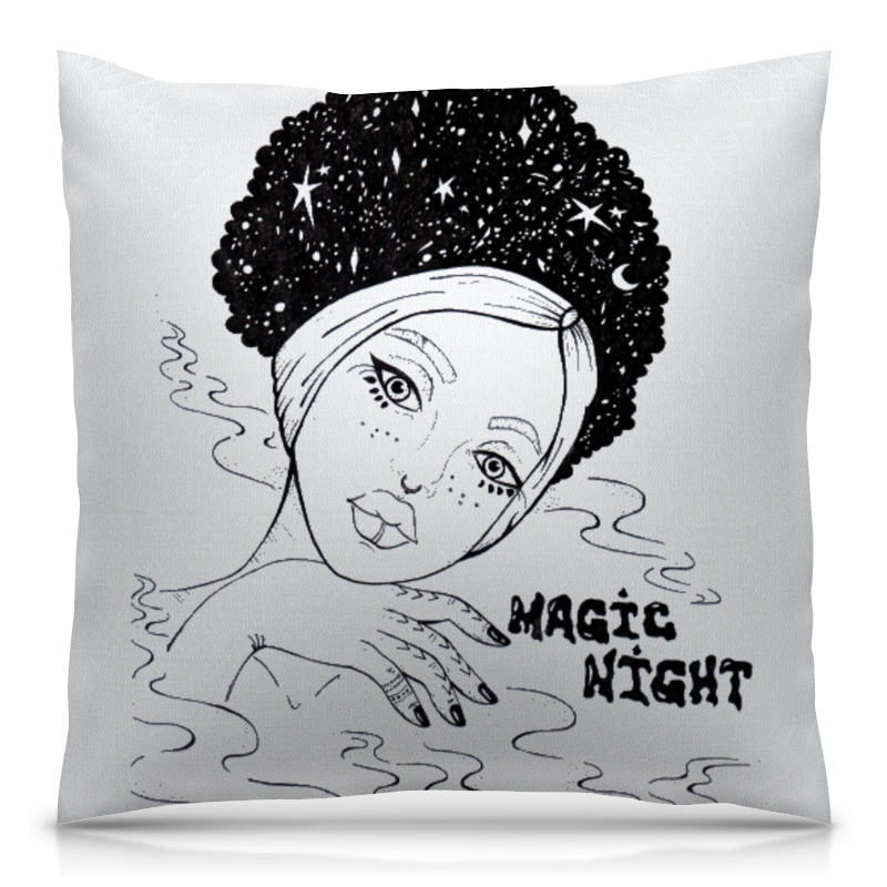 Printio Подушка 40x40 см с полной запечаткой Magic night / волшебной ночи