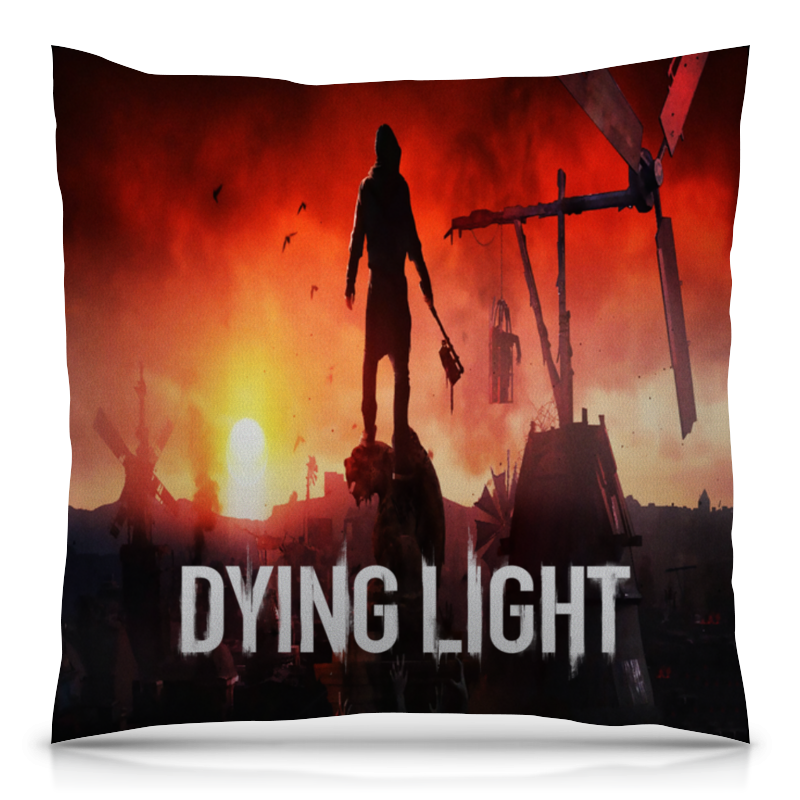 Printio Подушка 40x40 см с полной запечаткой Dying light