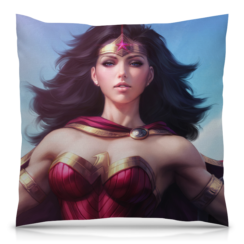 Printio Подушка 40x40 см с полной запечаткой Чудо-женщина / wonder woman