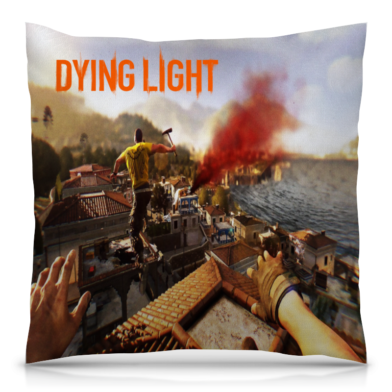 Printio Подушка 40x40 см с полной запечаткой Dying light