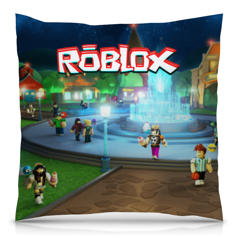 Printio Подушка 40x40 см с полной запечаткой Roblox