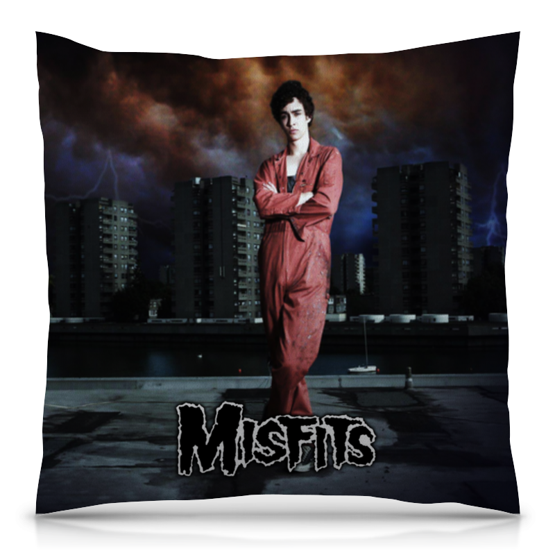 Printio Подушка 40x40 см с полной запечаткой Misfits