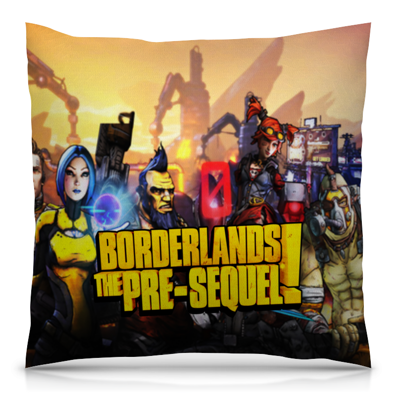 цена Printio Подушка 40x40 см с полной запечаткой Borderlands