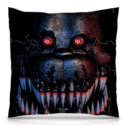 Заказать подушку в Москве. Подушка 40x40 см с полной запечаткой Nights at Freddys от THE_NISE  - готовые дизайны и нанесение принтов.