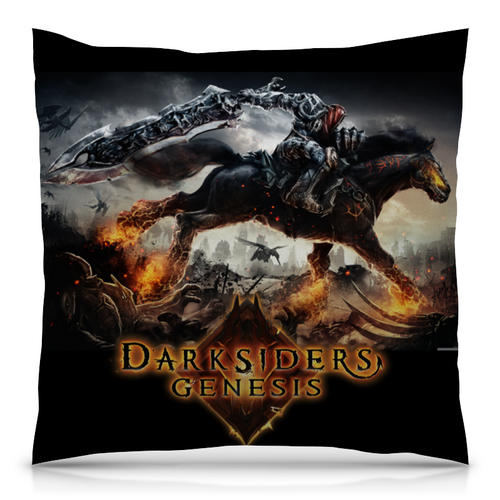 Заказать подушку в Москве. Подушка 40x40 см с полной запечаткой DARKSIDERS от robus - готовые дизайны и нанесение принтов.