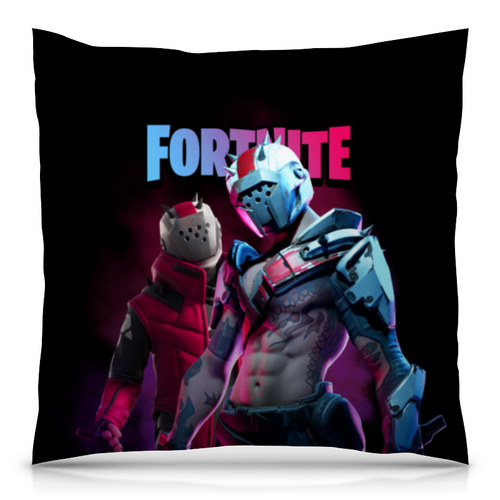 Заказать подушку в Москве. Подушка 40x40 см с полной запечаткой FORTNITE от geekbox - готовые дизайны и нанесение принтов.
