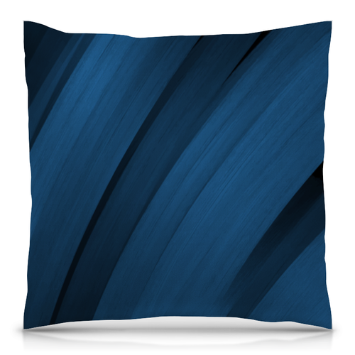 Заказать подушку в Москве. Подушка 40x40 см с полной запечаткой Синяя абстракция от BeliySlon - готовые дизайны и нанесение принтов.