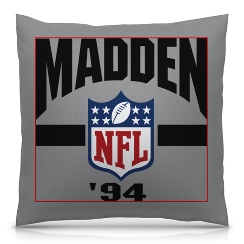 Заказать подушку в Москве. Подушка 40x40 см с полной запечаткой MADDEN от robus - готовые дизайны и нанесение принтов.