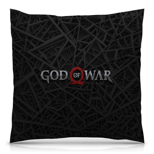 Заказать подушку в Москве. Подушка 40x40 см с полной запечаткой God of War от THE_NISE  - готовые дизайны и нанесение принтов.