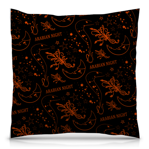 Заказать подушку в Москве. Подушка 40x40 см с полной запечаткой ARABIAN NIGHT PATTERN от ELENA ZHARINOVA - готовые дизайны и нанесение принтов.