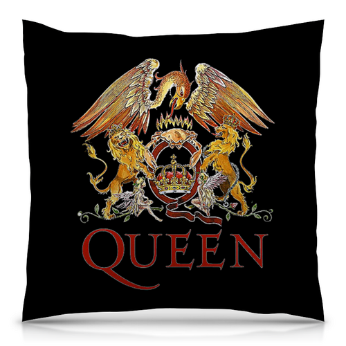 Заказать подушку в Москве. Подушка 40x40 см с полной запечаткой QUEEN от robus - готовые дизайны и нанесение принтов.